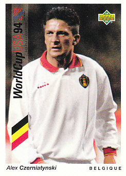 Alex Czerniatynski Belgium Upper Deck World Cup 1994 Preview Eng/Ger #70